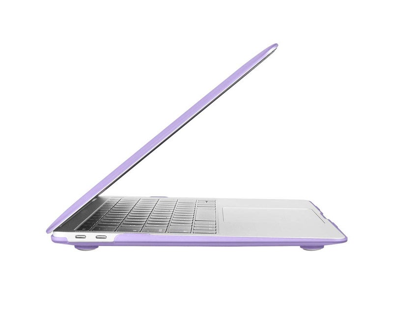 UESWILL 2022 2021 MacBook Air 13 inch Case A2337 M1 A2179 A1932, Hard Shell Case Cover Compatible with MacBook Air 13 inch with Retina Display & Touch ID (2018-2022), Purple - Image 5